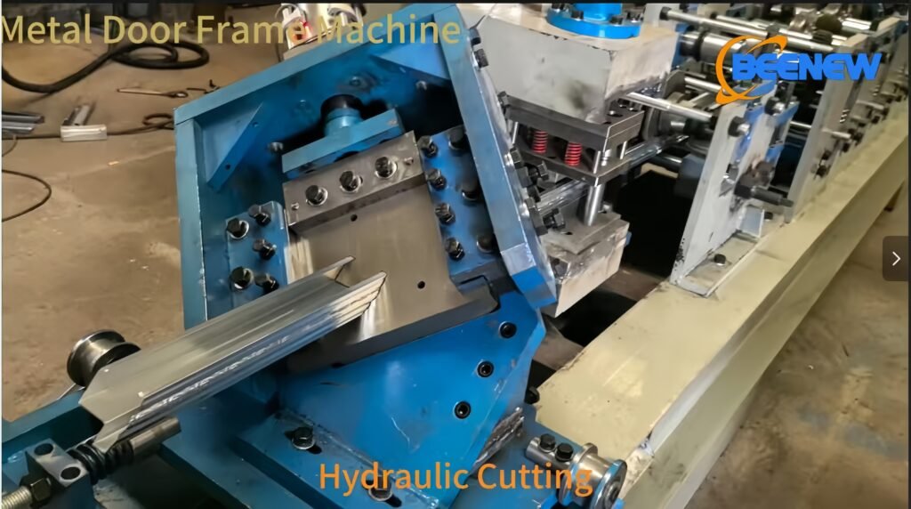 steel door frame making machine