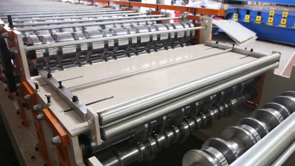 double layer roofing sheet roll forming machine