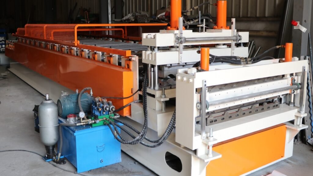 double layer roofing sheet roll forming machine