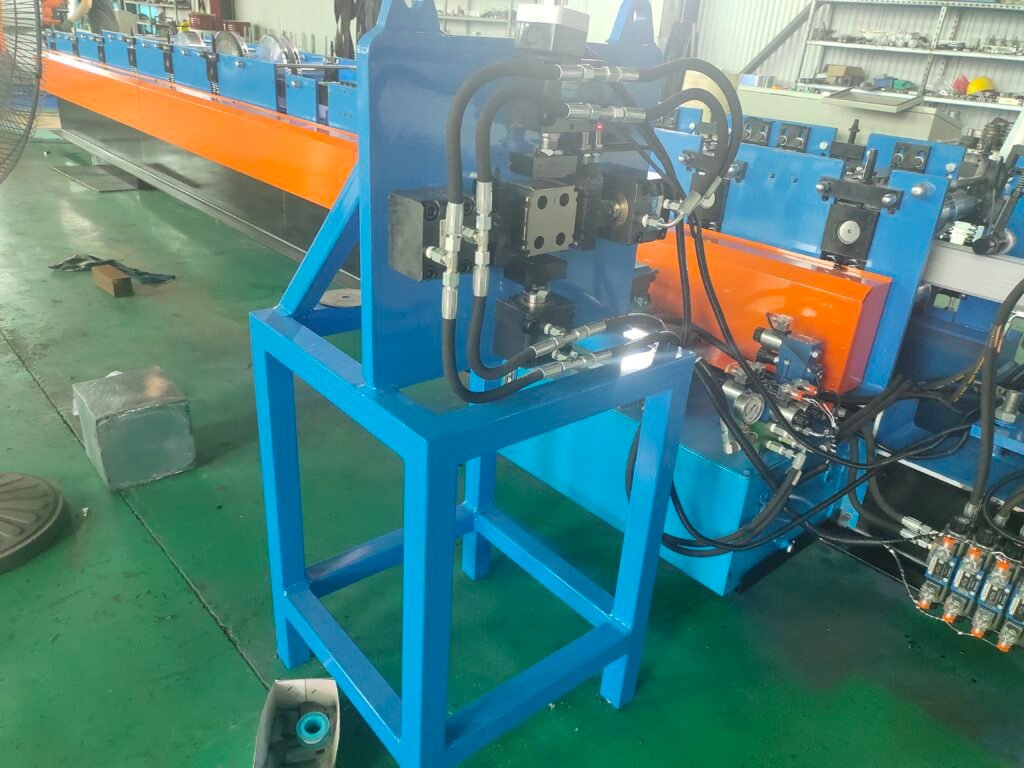 down pipe shink machine