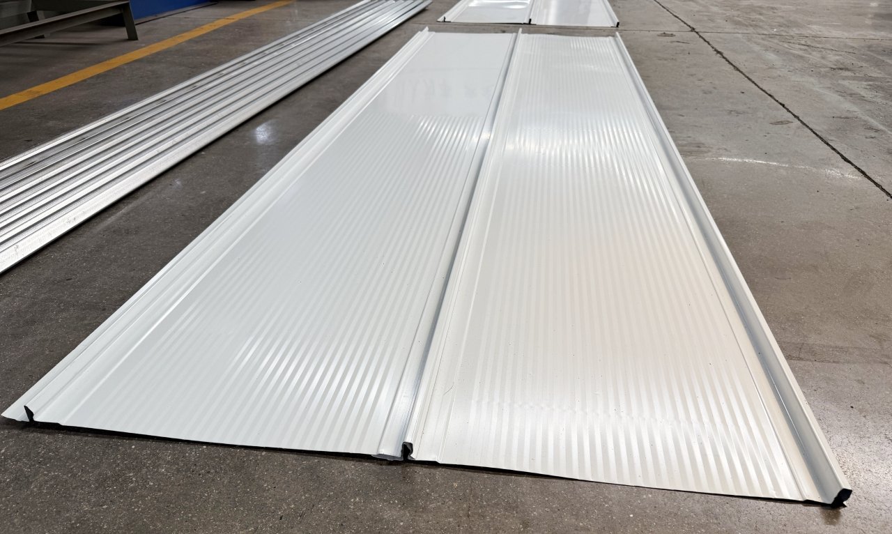snap lock metal roofing